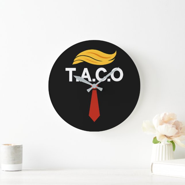 Taco Trump Chickens Ut Stor Klocka (Hem)