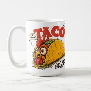 TACO Trump Chickens Ut ur underlig politisk politi Kaffemugg