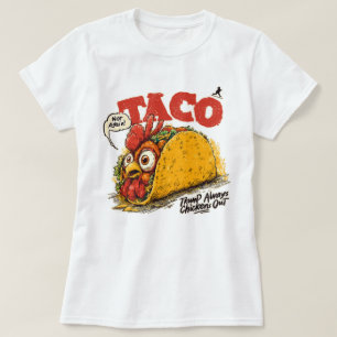 TACO Trump Chickens Ut ur underlig politisk politi T Shirt