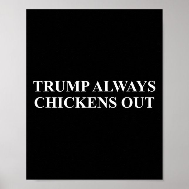 Taco - Trump ger alltid upp  Poster (Framsidan)