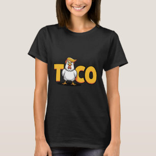 Taco Trump Gömer Sig Alltid Politisk Humor Tjära T Shirt