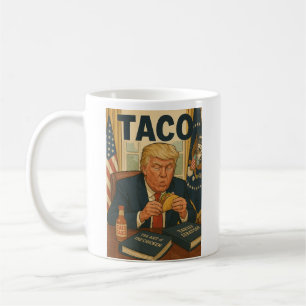 TACO Trump-kaffe mugg. Kaffemugg