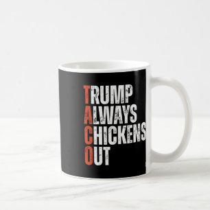 Taco Trump Sticker Alltid Fegis När Han Säger Roli Kaffemugg