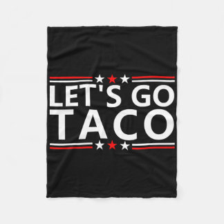 Taco Trump Tee Trump Lämnar Alltid Fegt Tröja Låt Fleecefilt