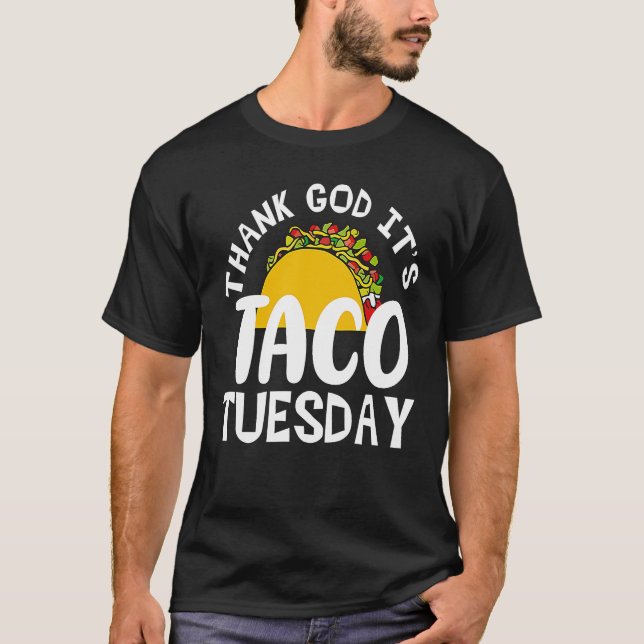 Taco Tuesday Cinco de Mayo For Men Women  Mexican T Shirt (Framsida)