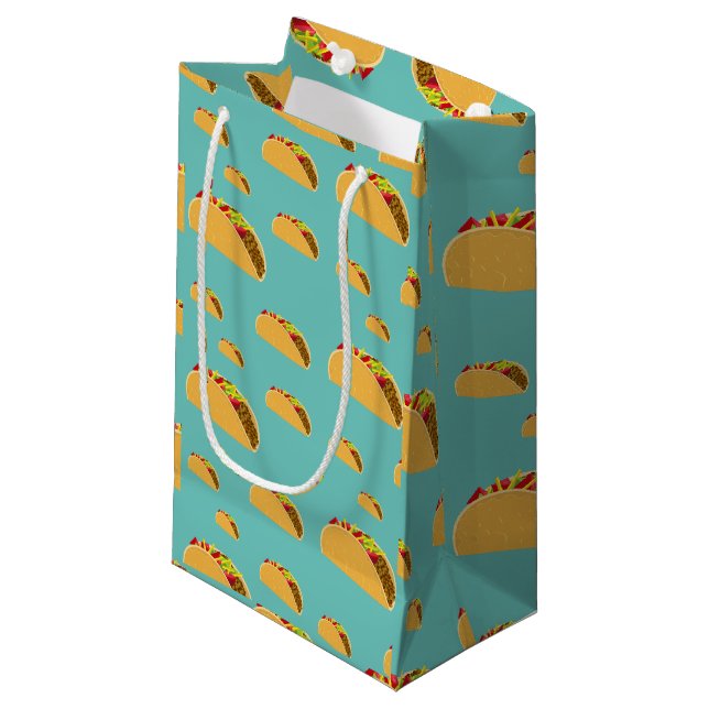 Taco Tuesday-design - presentpåse - Liten (Framsidan Vinklad)