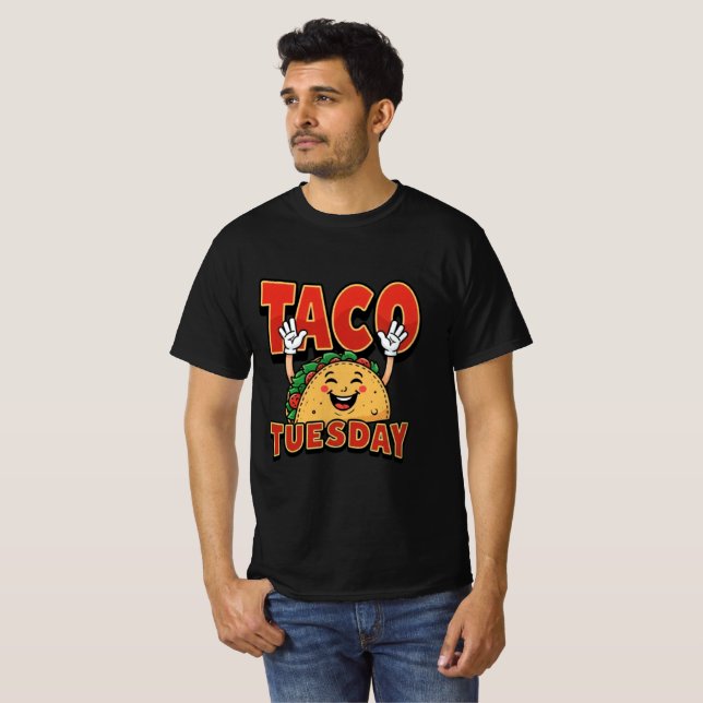 Taco TuesDay Manar T-Shirt (Hel framsida)