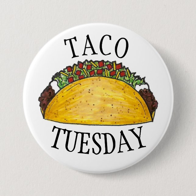 TACO TUESDAY Mexican Tex Mex Food Tacos Foodie Knapp (Framsida)