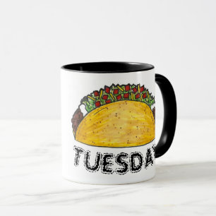 TACO TUESDAY Mexican Tex Mex Food Tacos Foodie Mugg
