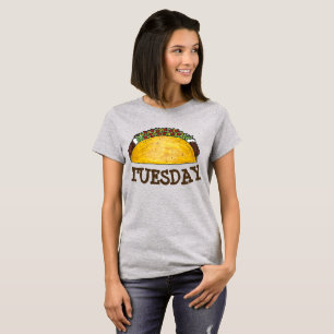 TACO TUESDAY Mexican Tex Mex Food Tacos Foodie T-shirt