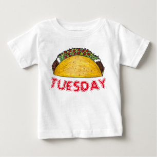 TACO TUESDAY Mexican Tex Mex Food Tacos Foodie Tee Shirt
