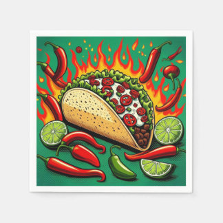 Taco Tuesday Paper Napkins Pappersservett