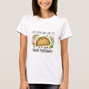 Taco Tuesday Roligt Matcitat T-Shirt