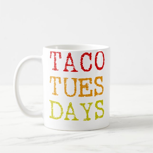 Taco Tuesday Tacos Kaffemugg (Vänster)
