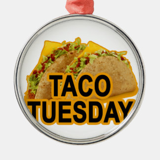 Taco tuesday tshirt.png julgransprydnad metall