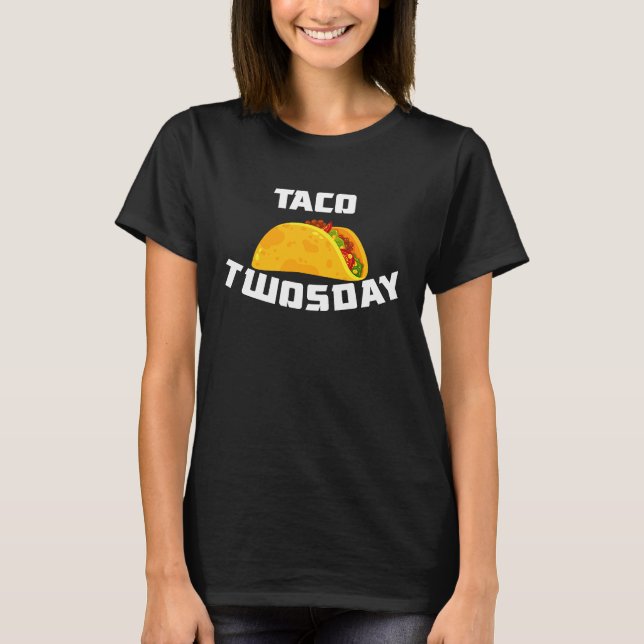 Taco Twosday Mothers Day and Grandma T Shirt (Framsida)