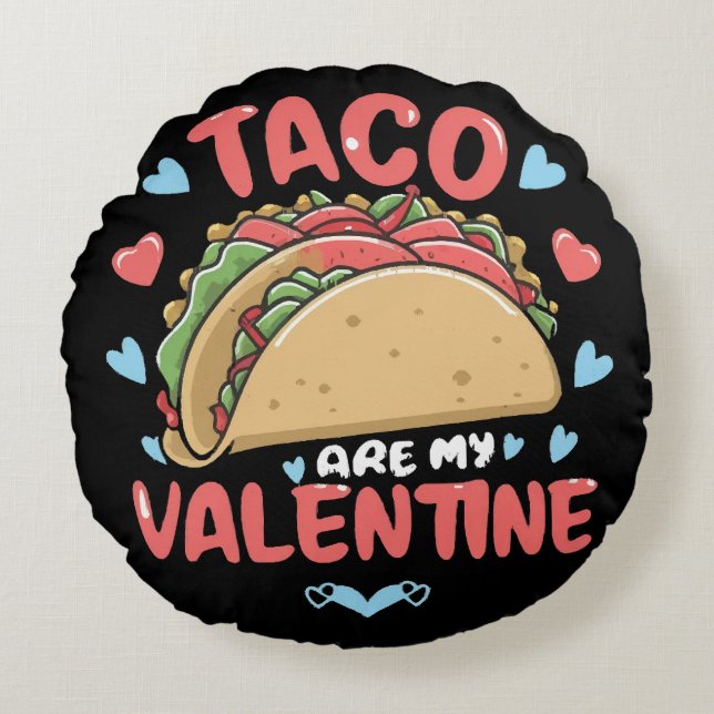 Taco-valentin Rund Kudde (Framsidan)