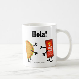 Taco & varm sås - Hola! Kaffemugg