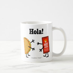 Taco & varm sås - Hola! Kaffemugg