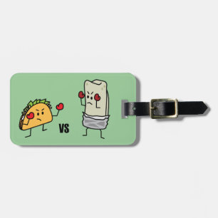 Taco vs burritoen bagagebricka