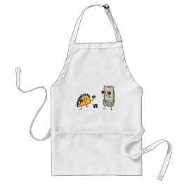 Taco vs burritoen förkläde