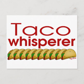 Taco Whisperer Vykort
