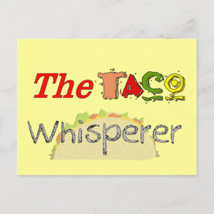 Taco Whisperer Vykort