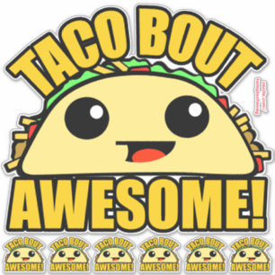 Tacoanfallfantastisk Klistermärken