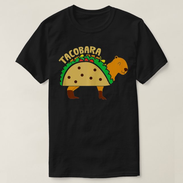 Tacobara Taco Capybara  T Shirt (Design framsida)
