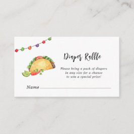 Taco'Bout Babydusch Diaper Raffle Tilläggskort