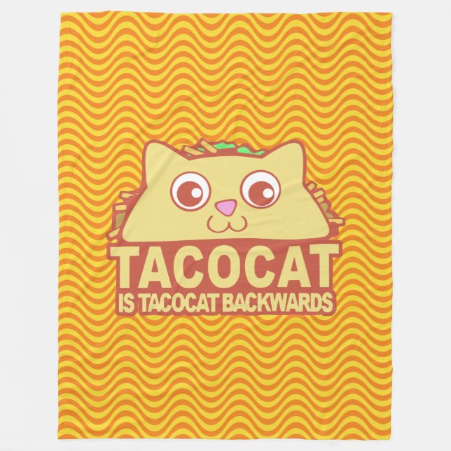 Tacocat Backwards II Epica Fleece Blanket (Framsidan)