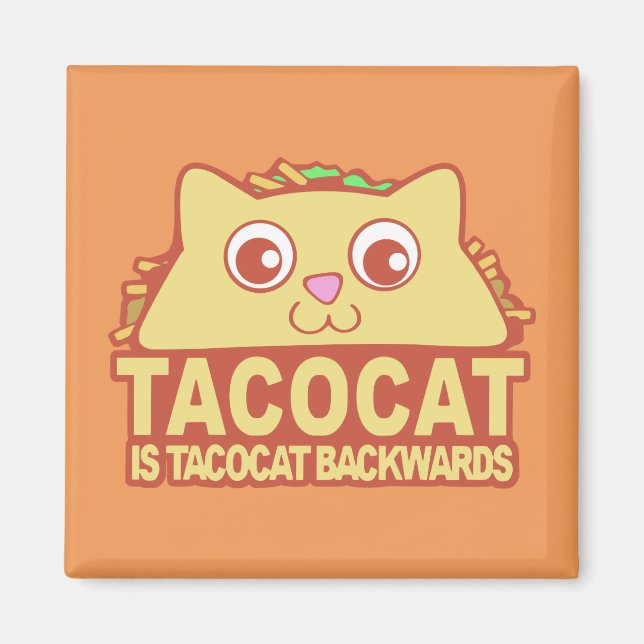 Tacocat Backwards II Magnet (Framsidan)