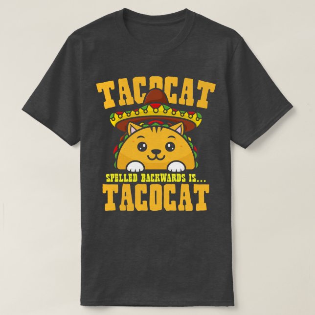 Tacocat bakåt t shirt (Design framsida)