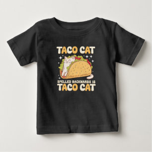 Tacocat Baklänges Taco Cat Mexikansk T Shirt