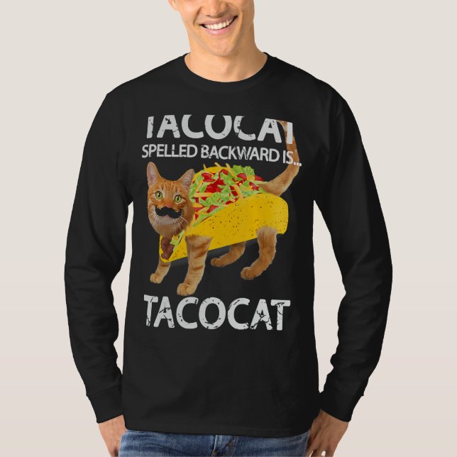 Tacocat Funny Cat Taco Tee Kattunge Tacos (Framsida)