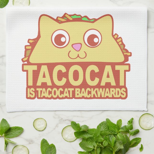 Tacocat II Kitchen Towel Kökshandduk (Vikta)