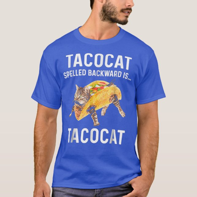Tacocat-klapp med bakslag är takocat - Kärlek-katt T Shirt (Framsida)