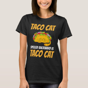 Tacocat-kurva bakåt är Taco Cat 1 T Shirt