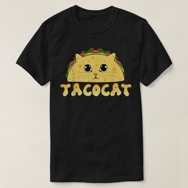 Tacocat Meican Food Cat Ansikte Cinco De Mayo Kitt T Shirt (Design framsida)