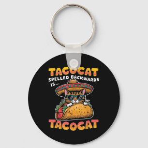 Tacocat Spached Shirt Taco Cinco De Nyckelring