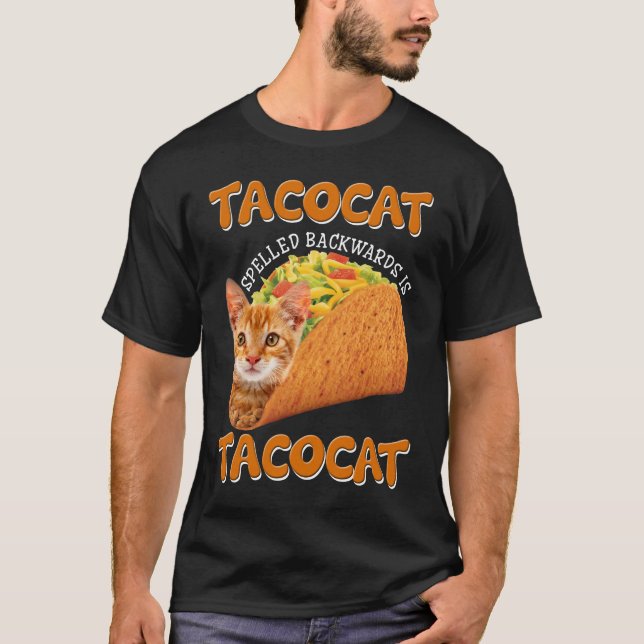 Tacocat Speglade baklänges Tacocat T Shirt (Framsida)