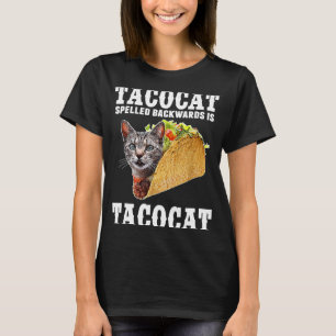 Tacocat Spelling Backwards är Tacocat Cat Tacos T Shirt