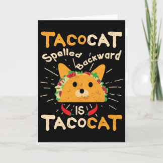 Tacocat Spelling Backwards Cinco de Mayo Cat Taco Kort