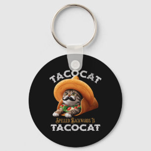 Tacocat Spleed Ckward är Tacocat mexikansk matkatt Nyckelring