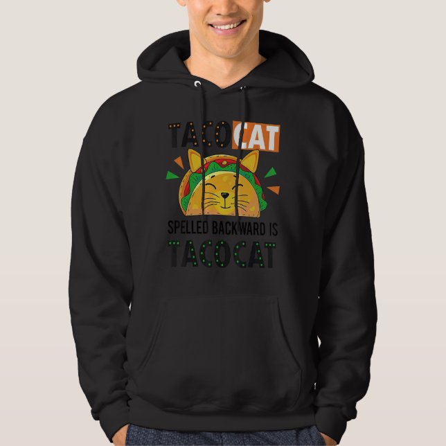 Tacocat spp. Bacward är Tacocat Taco Mexico for Hoodie (Framsida)
