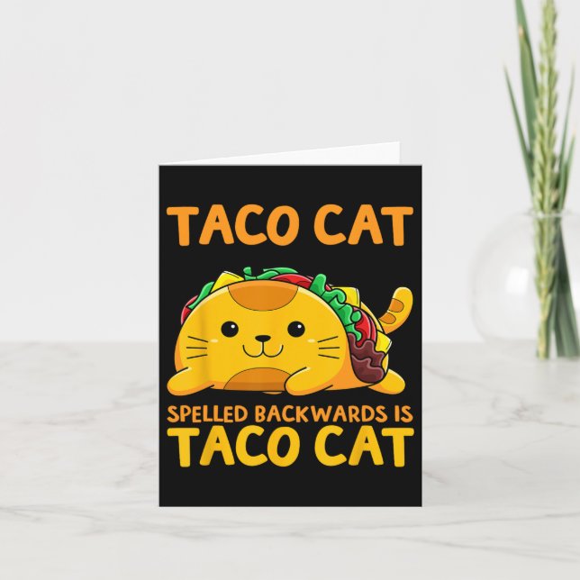 Tacocat Spred Ckwards Shirt Taco Cinco De Morsa Kort (Framsida)
