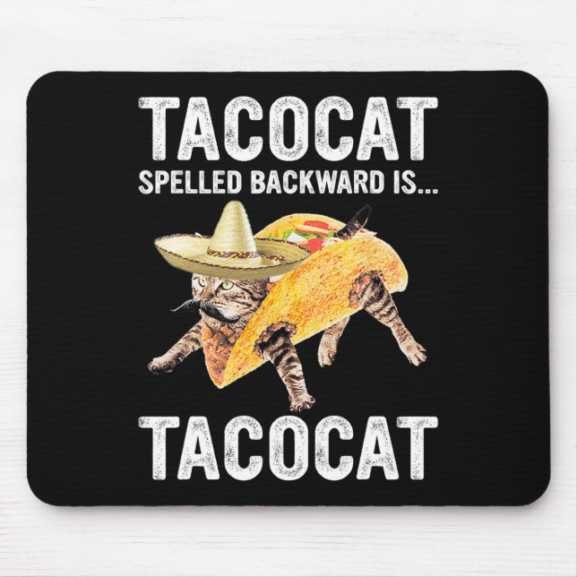 Tacocat-stavad bakåt är.. Tacocat för Tacosan Musmatta (Framsidan)