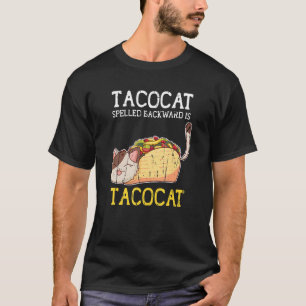 Tacocat-stavad bakåt är takocat-skadlig katt t shirt
