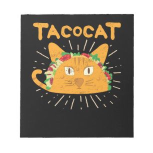 Tacocat stavade är tillbaka den Tacocat katttacoe Anteckningsblock
