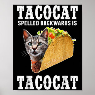 Tacocat-stavade bakåt är Tacocat-nuny Cat Lov Poster